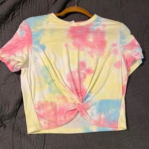 Tie dye crop